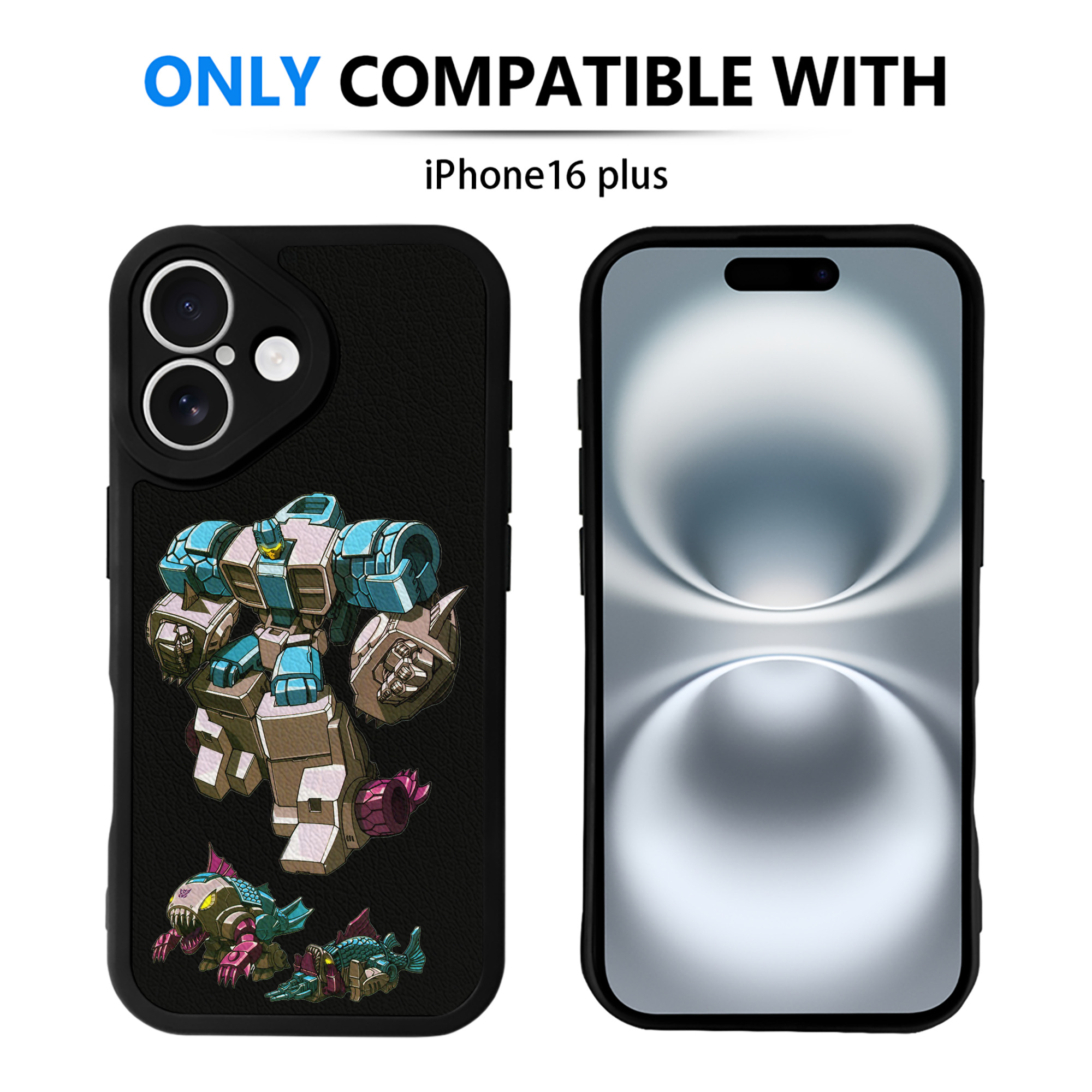 （画像用）  【iPhone 16シリーズ対応】シリコンスマホケース（レザー調） 材質：シリコン